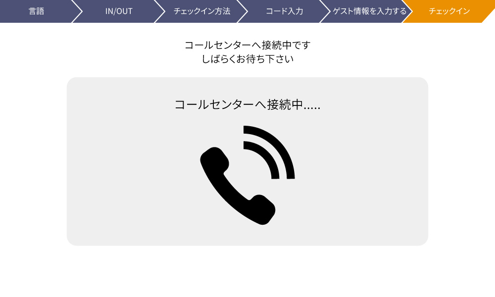 チェックインの流れ12
